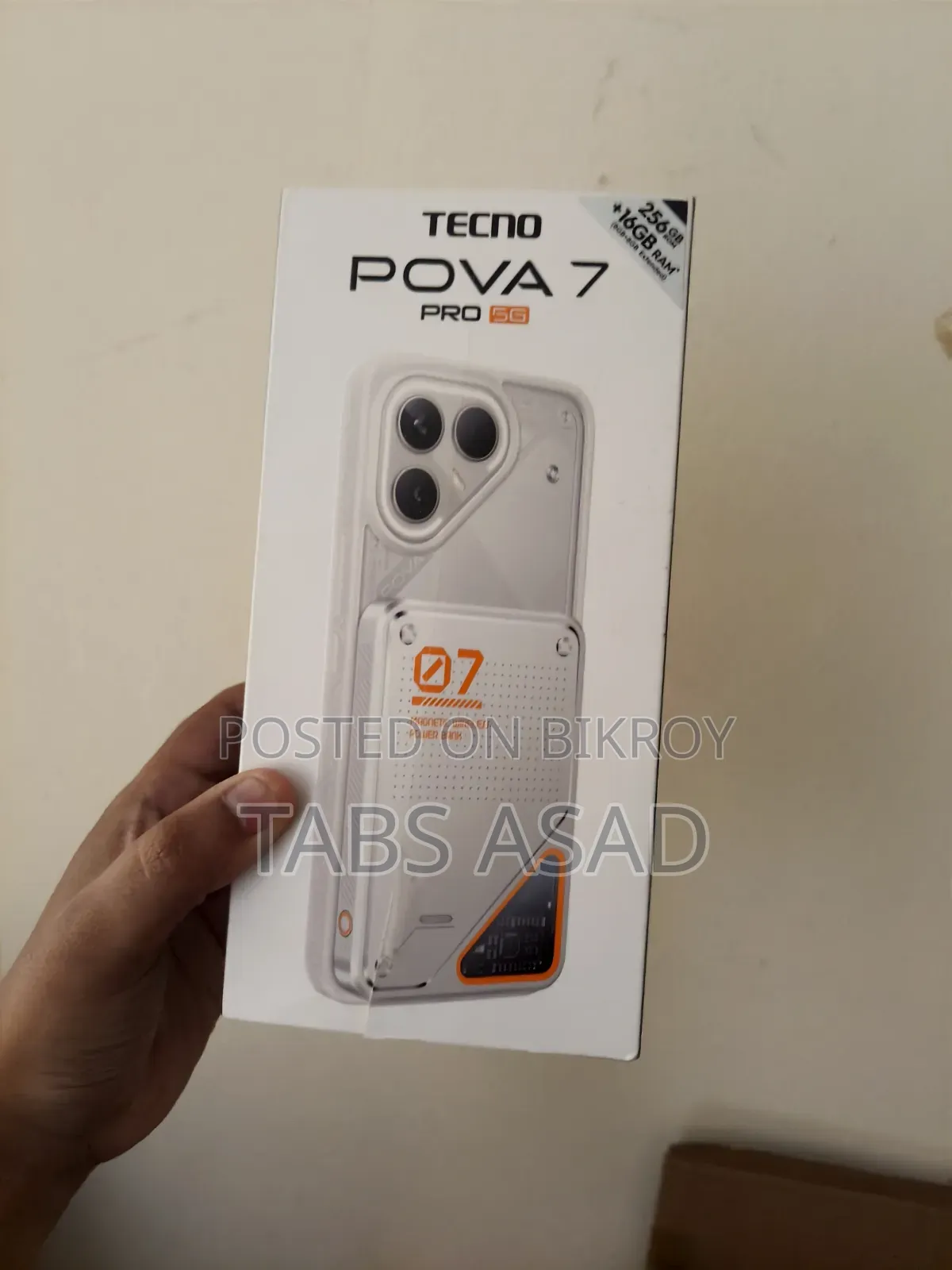 Tecno Pova 7 Pro 5G 256 GB White