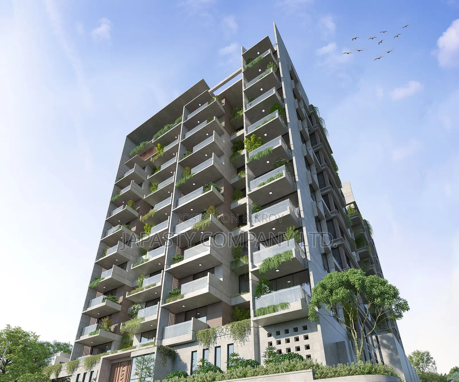 4bdrm Apartment in Japasty Company Ltd, Basundhara for sale
