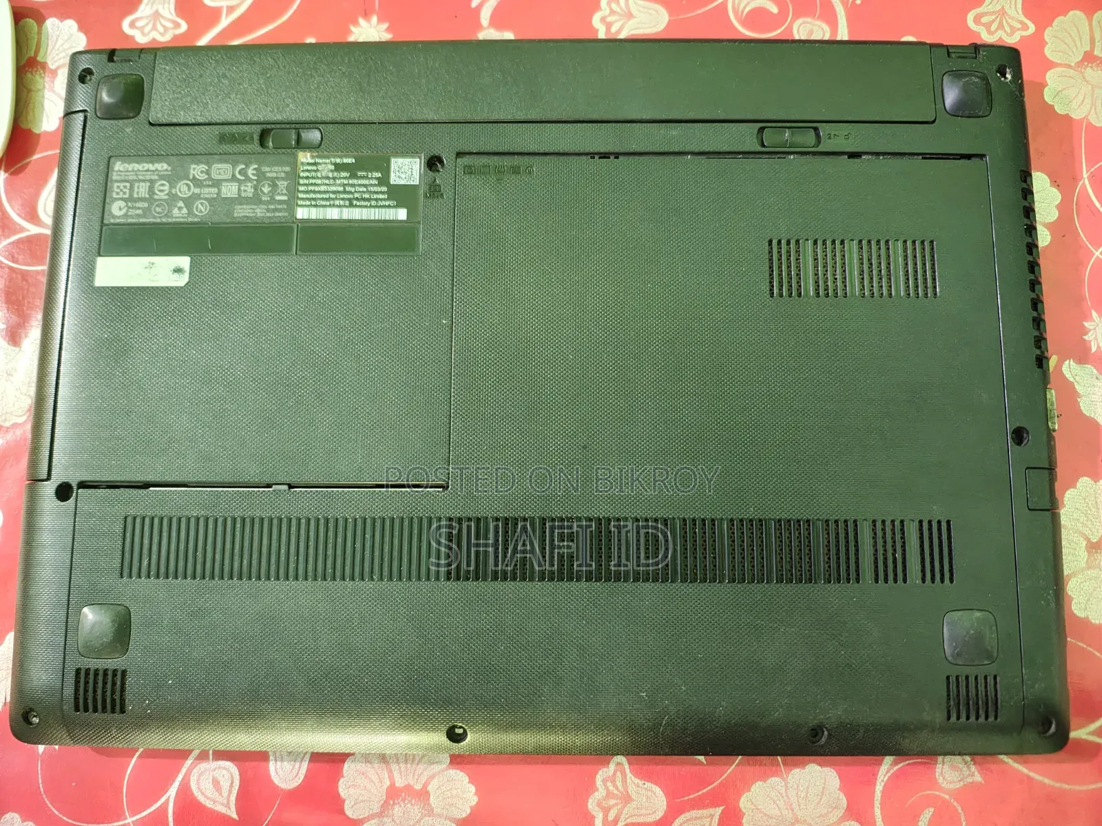 Laptop Lenovo G40 8GB Intel Core i3 SSD 250GB