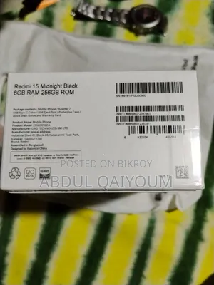 Xiaomi Redmi 15 256 GB Black