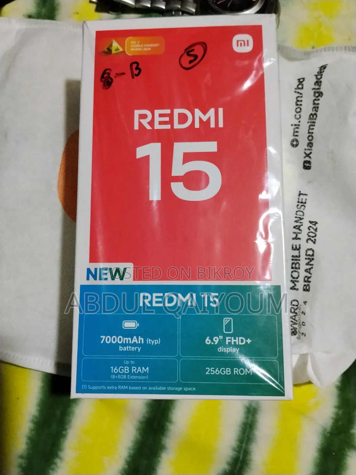 Xiaomi Redmi 15 256 GB Black