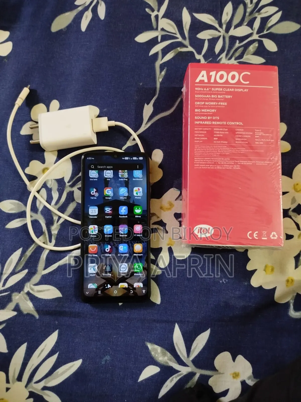 Itel A100C 64 GB Black