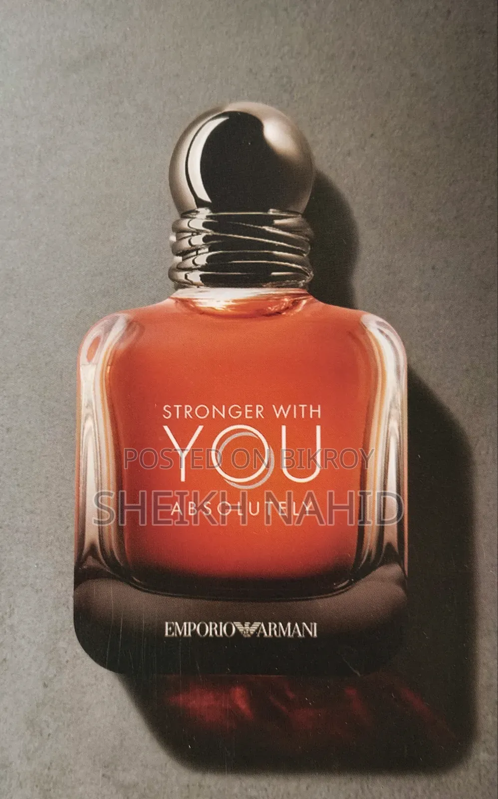 Emporio Armani Stronger With You Absolutely Parfum for Men. 100ml