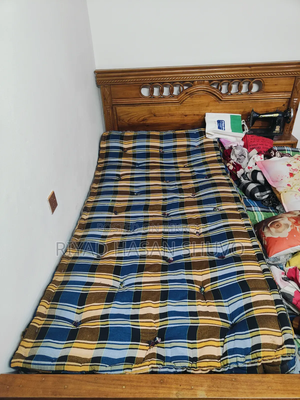 Single Bed Jajim – 84×40 Inch | ভালো Condition