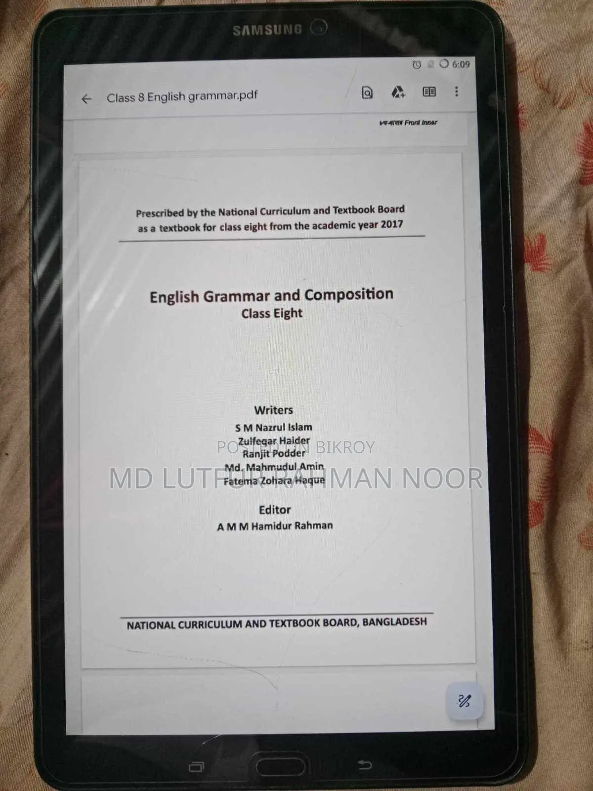 Samsung Galaxy Tab E 9.6 8 GB Black