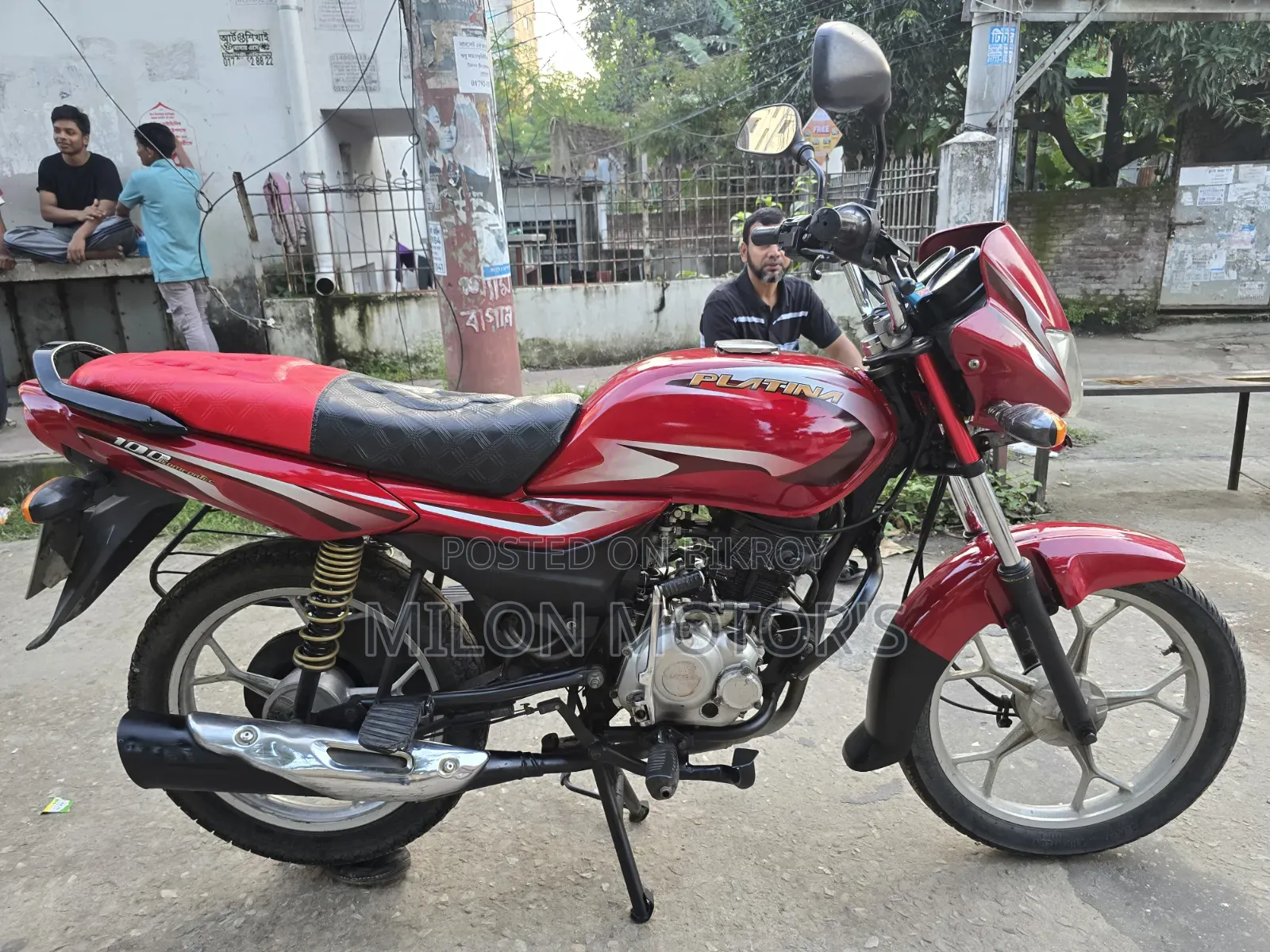 Bajaj Platina 100 2018 Red