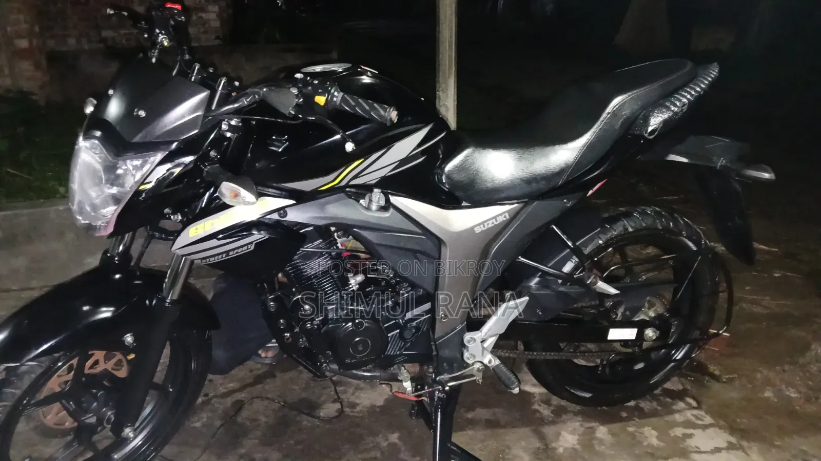 New Suzuki Gixxer 2025 Black