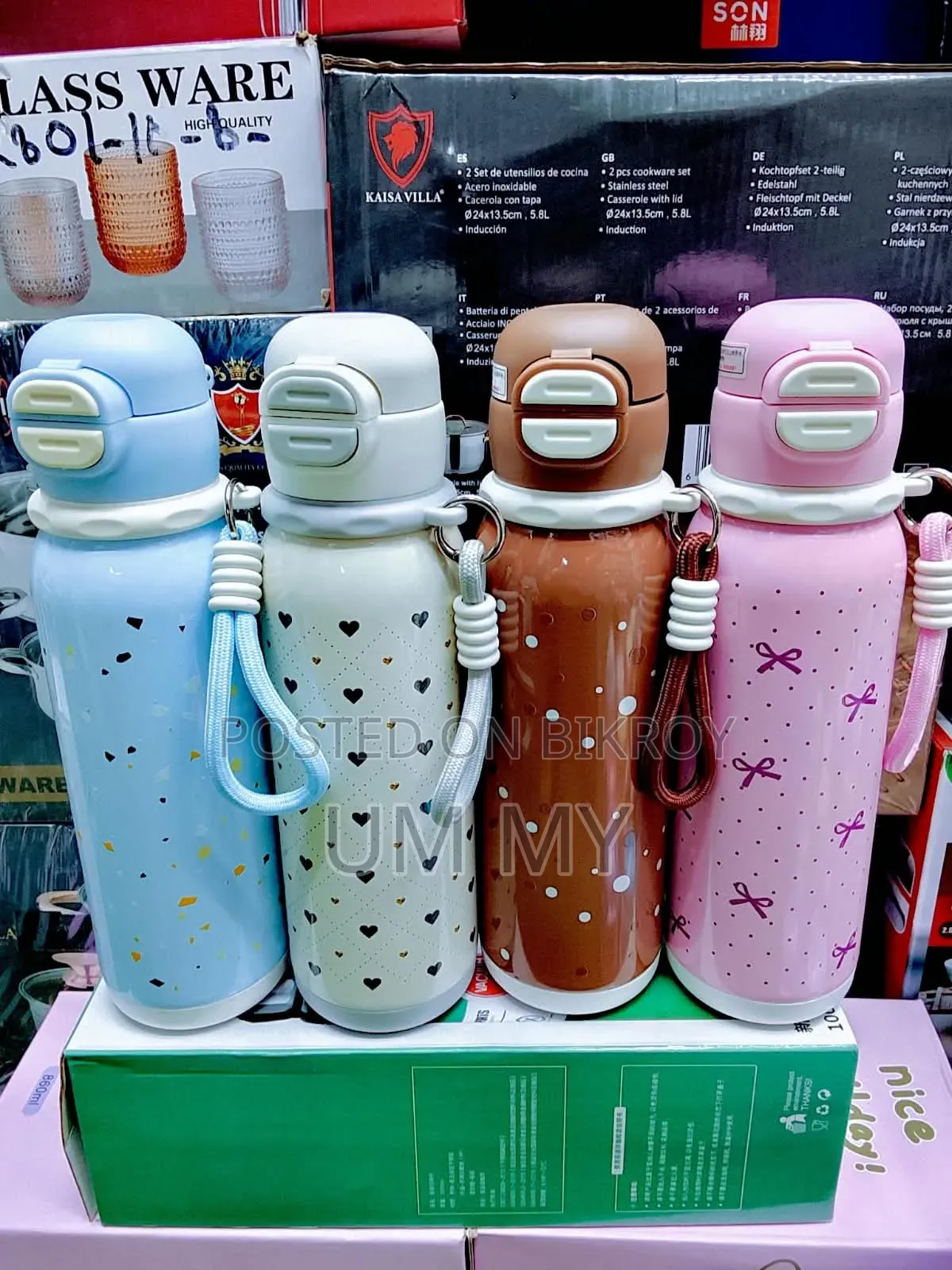 Aesthetic Pastel SUS 304 Stainless Steel Vacuum Flask