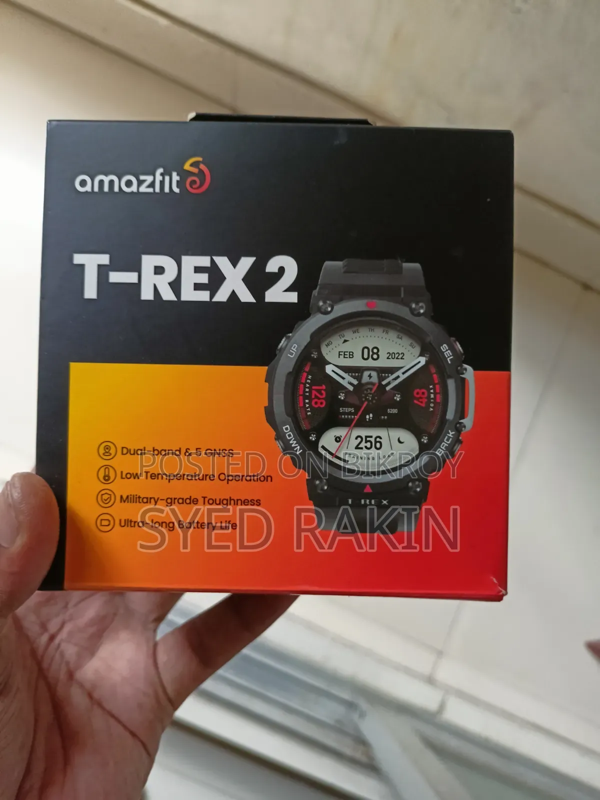Amazfit T-Rex 2 Smartwatch (Great Condition)