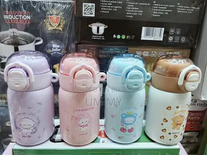 Cute Cartoon Theme Stainless Steel Thermal Water Bottle
