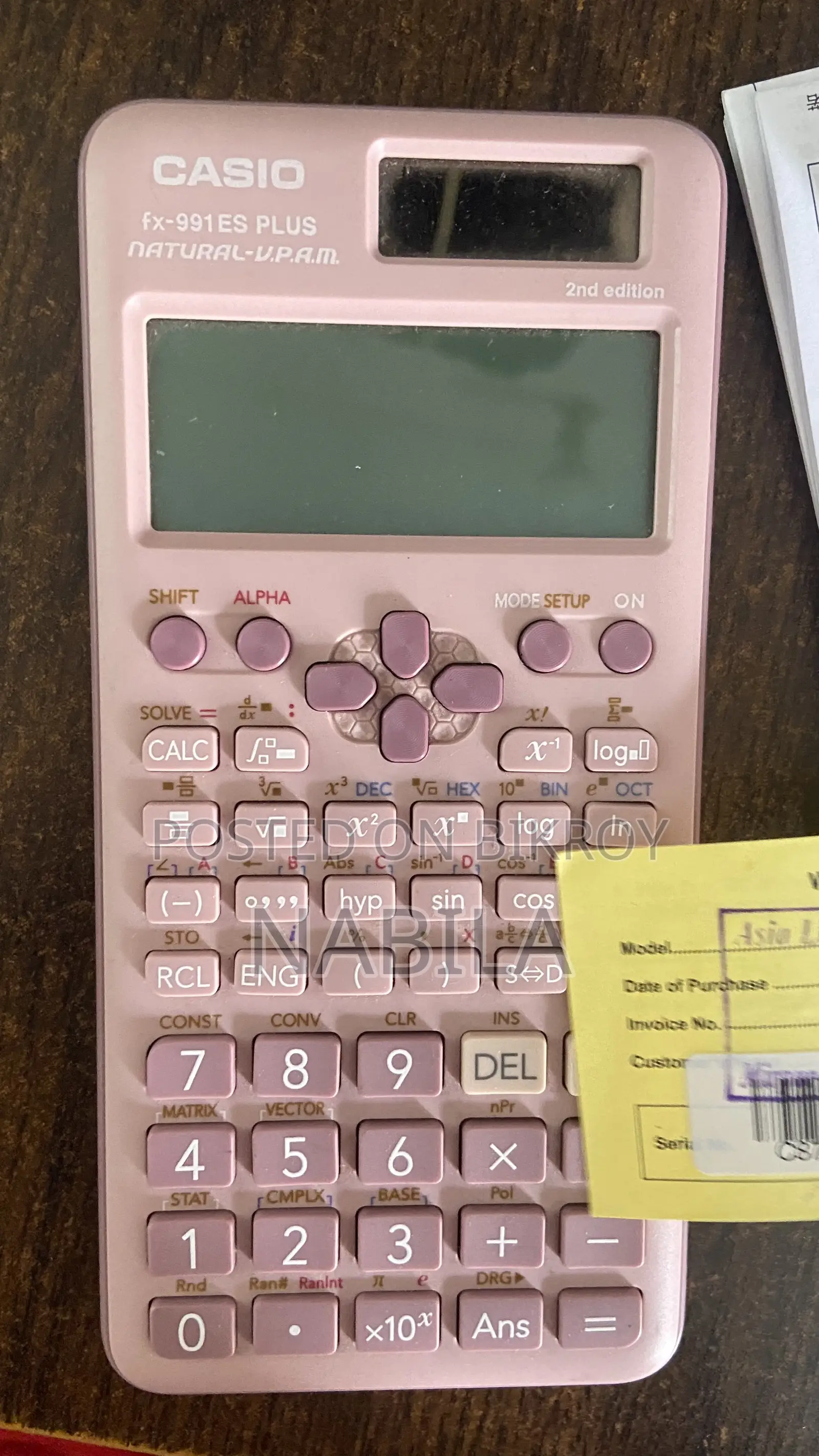 FX-991ES PLUS 2nd Edition (Pink)