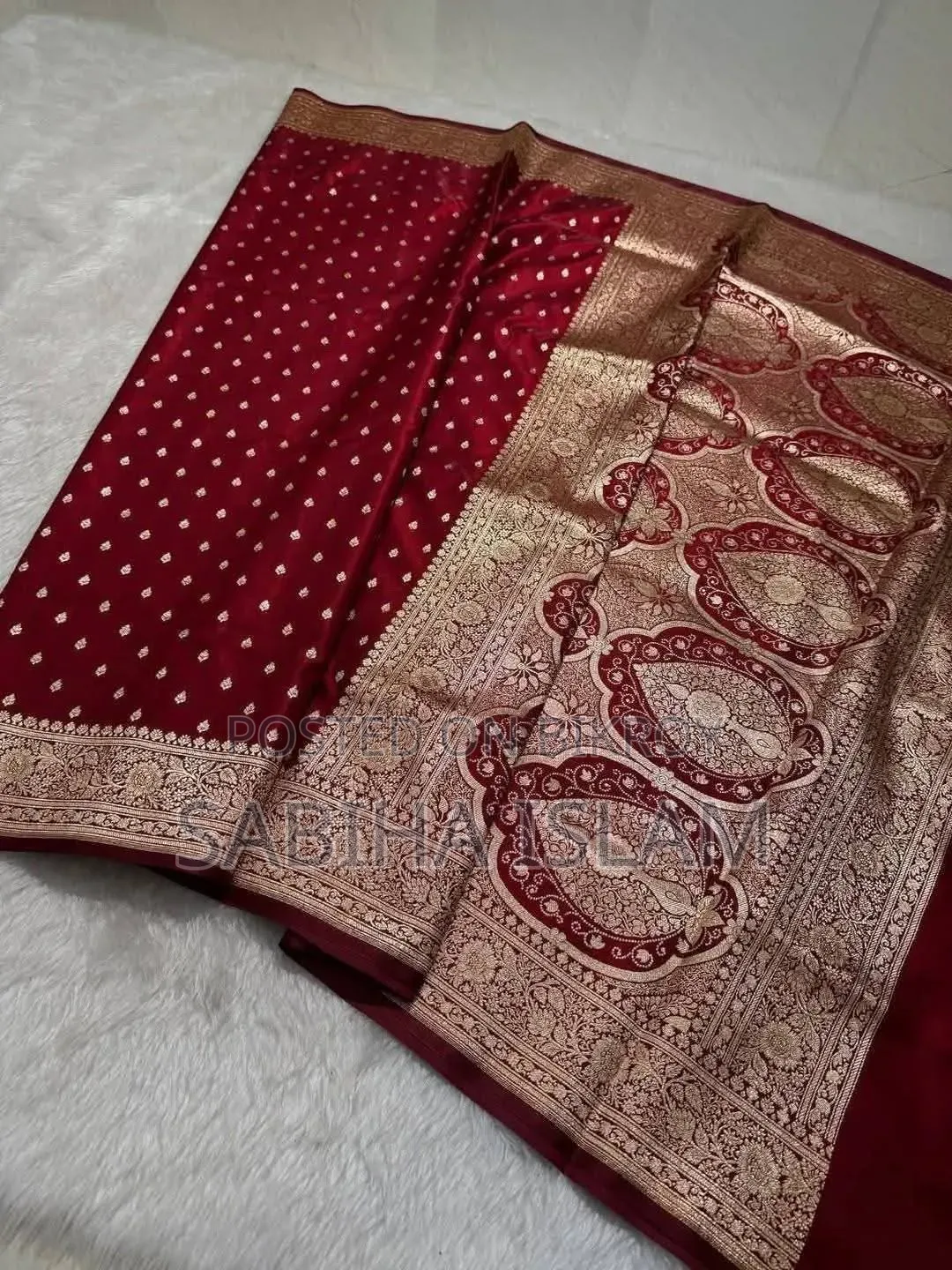 সফট শিল্ক কাতান শাড়ি