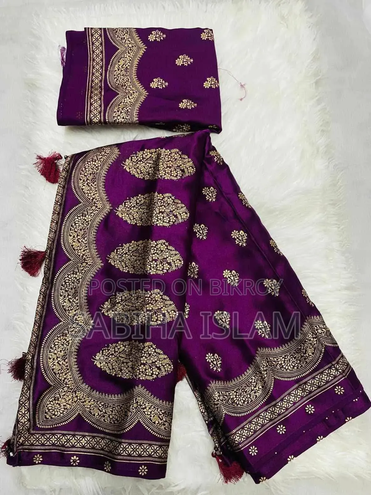 সফট শিল্ক কাতান শাড়ি