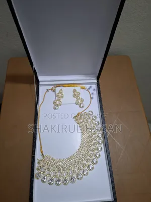 ডায়মন্ডকাট নেকলেস সেট।