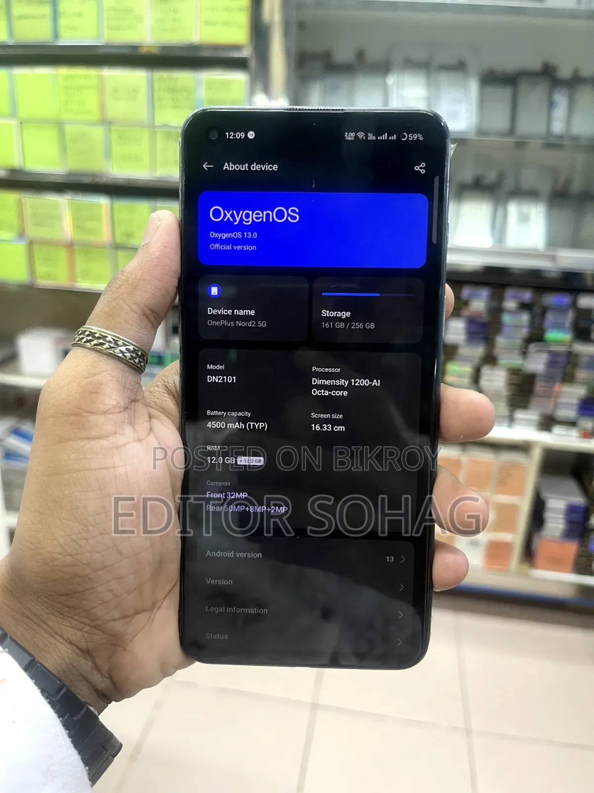 OnePlus Nord 2 5G 256 GB Gray