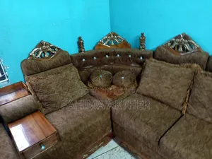 Sofa Set Fz-5112,.  5 Sit,. 1 Drawer,.  1 Corner Best Quality