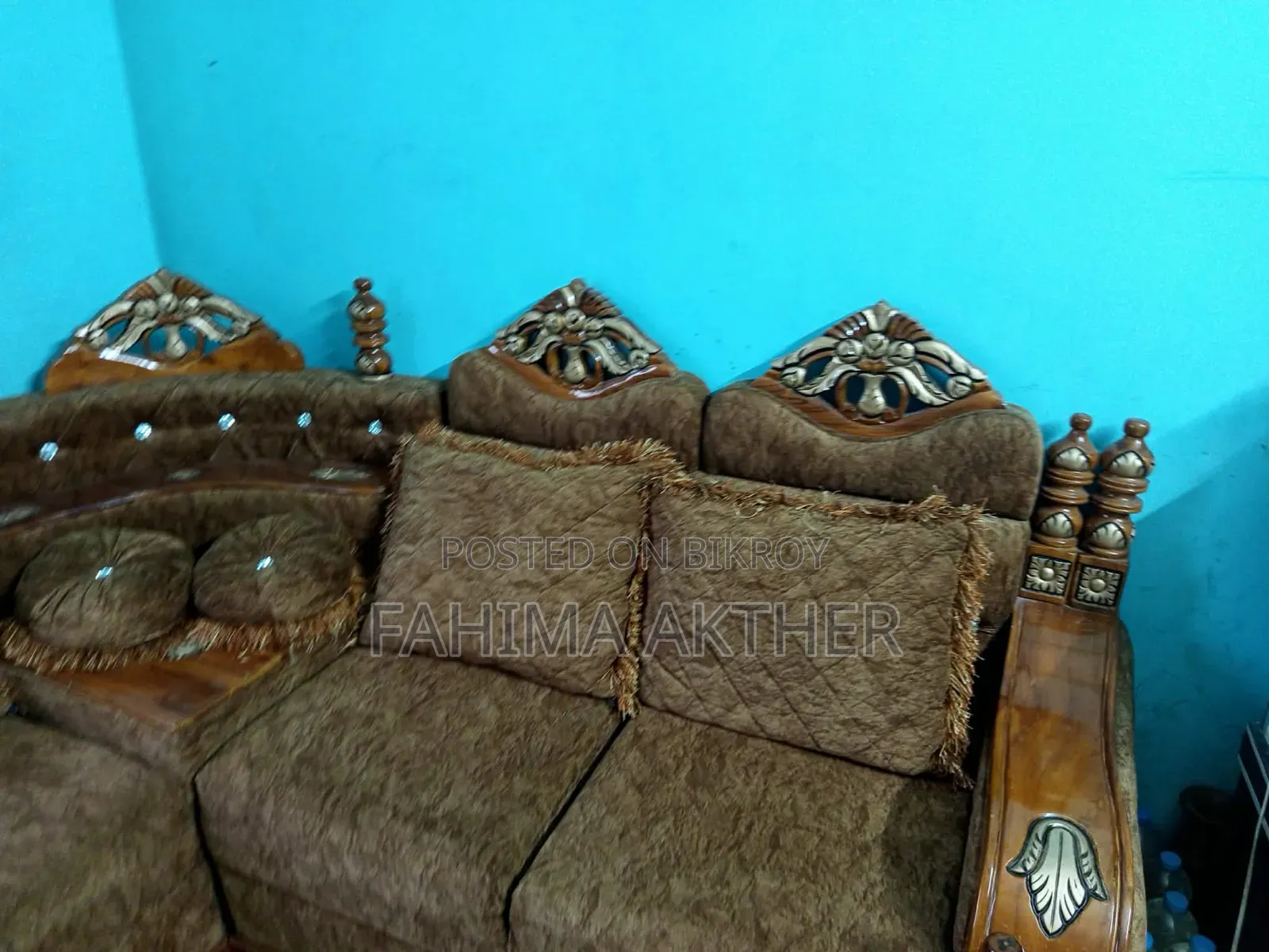 Sofa Set Fz-5112,.  5 Sit,. 1 Drawer,.  1 Corner Best Quality