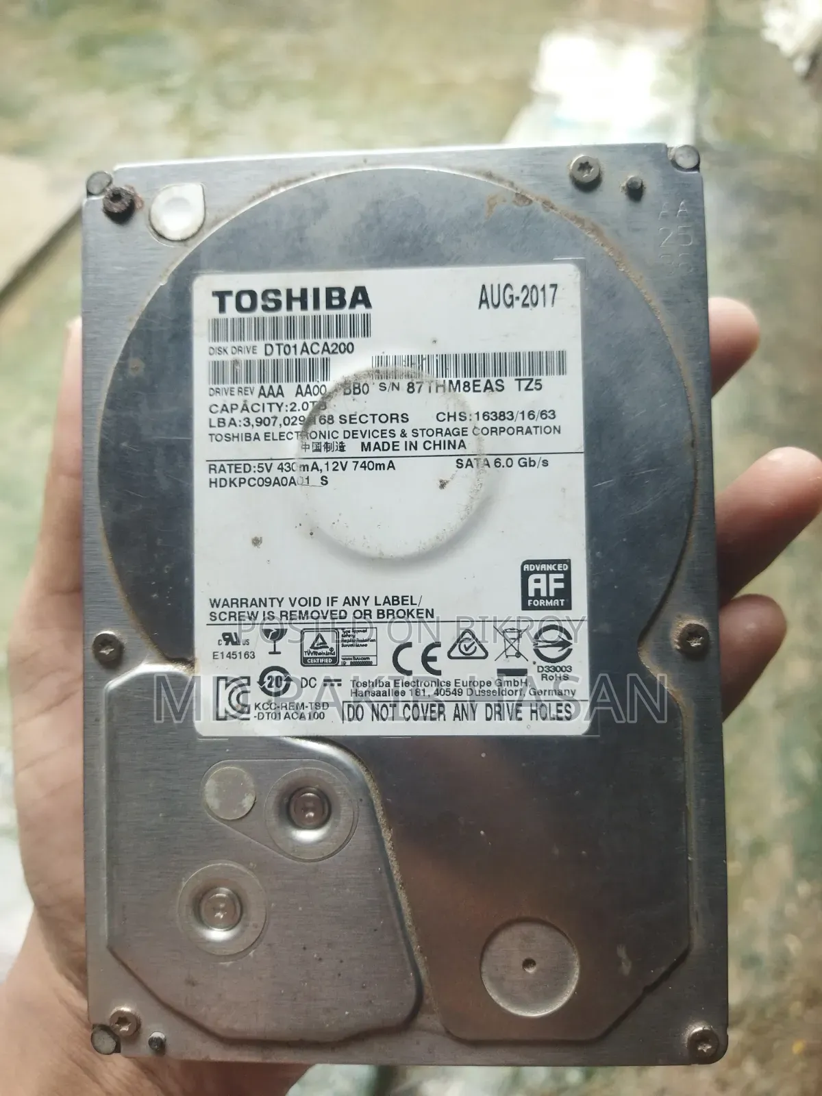 Toshiba 2tb Hard Disk