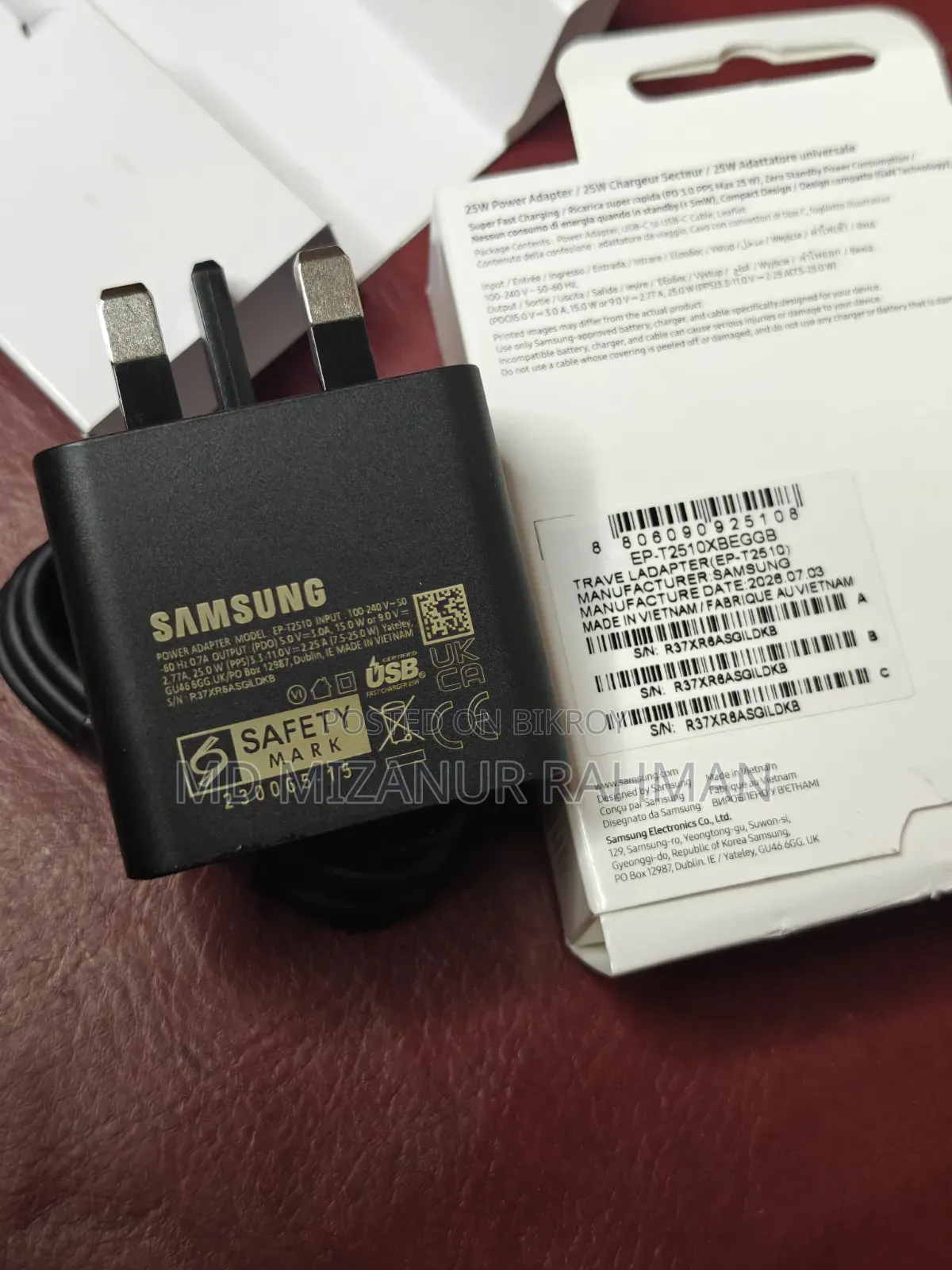 Samsung 25w Original Charger NFC Supported