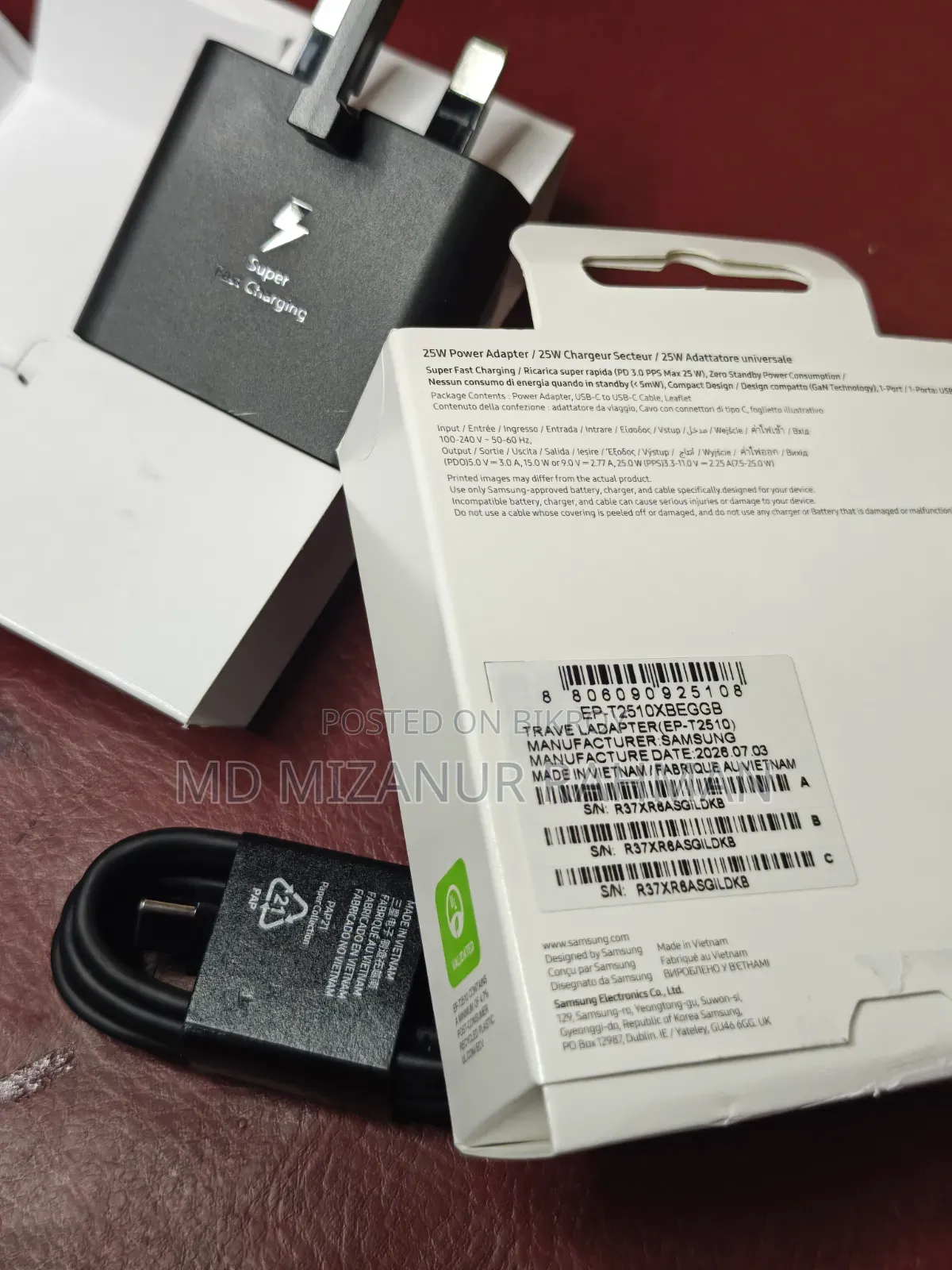 Samsung 25w Original Charger NFC Supported