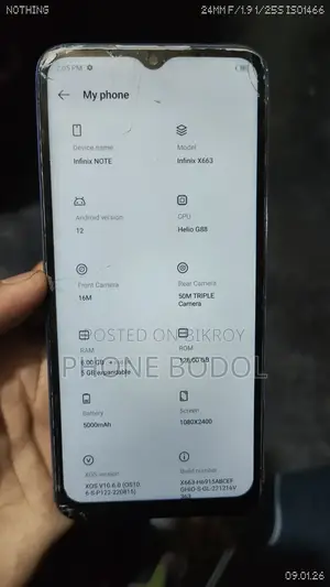 Infinix 128 GB Blue