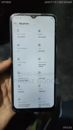Infinix 128 GB Blue