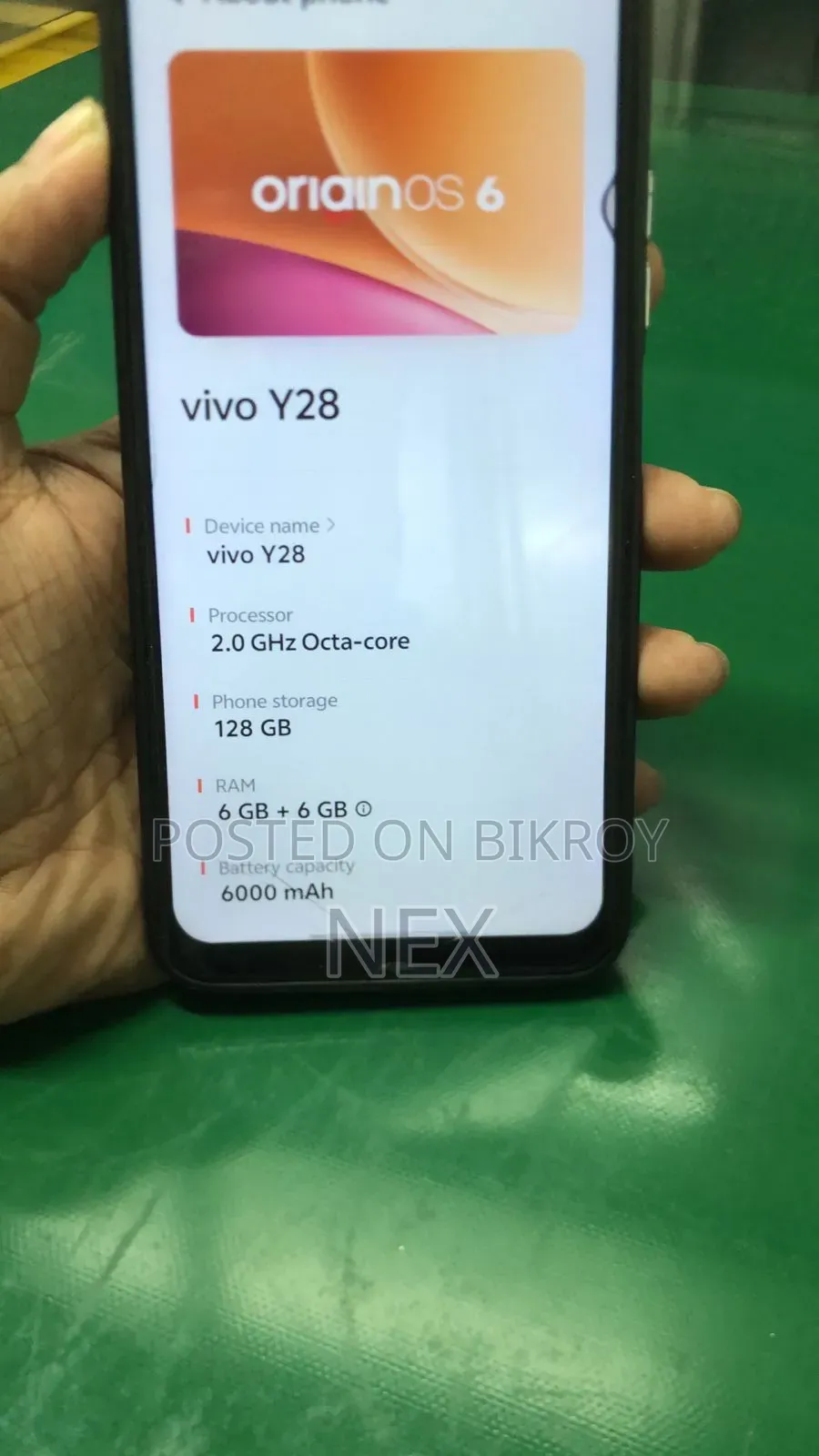 Vivo Y28 128 GB Green