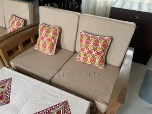 Used Teakwood Sofa | ব্যবহৃত মজবুত ৫ সিটার সেগুন কাঠের সোফা সেট