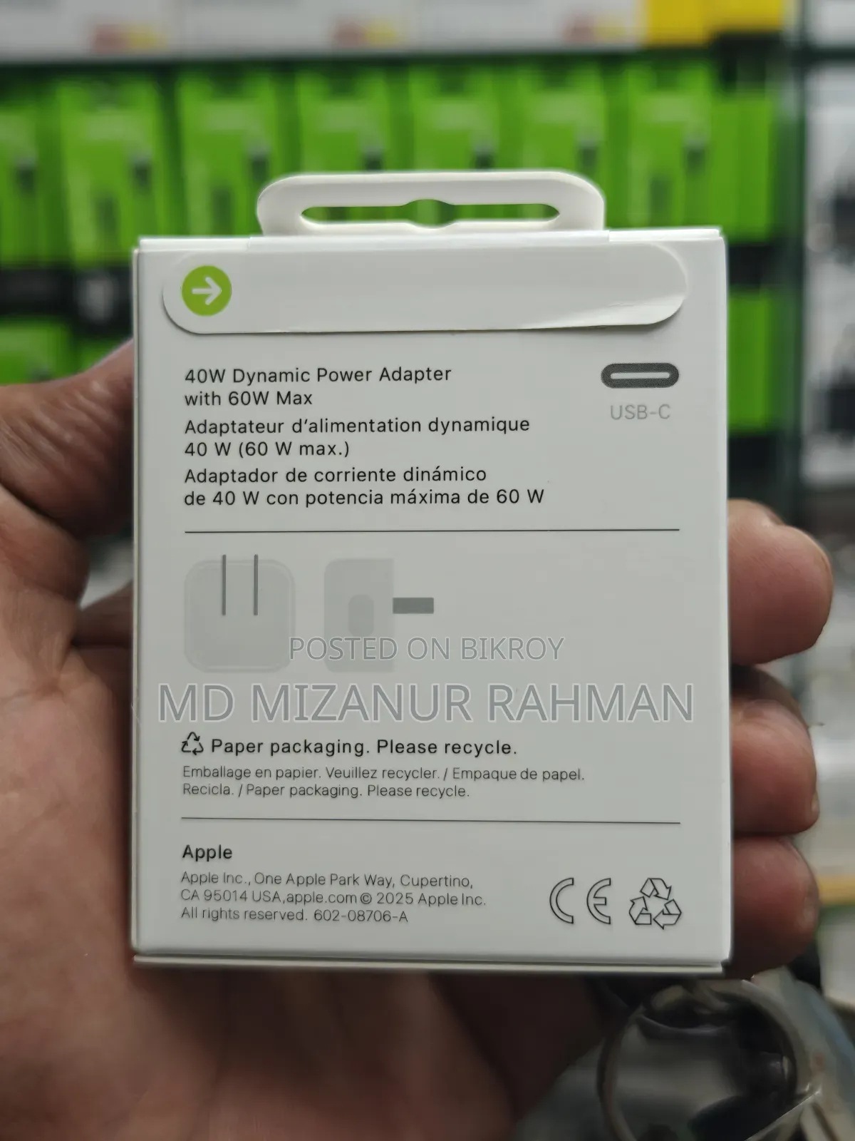Apple 40w Charger Adapter