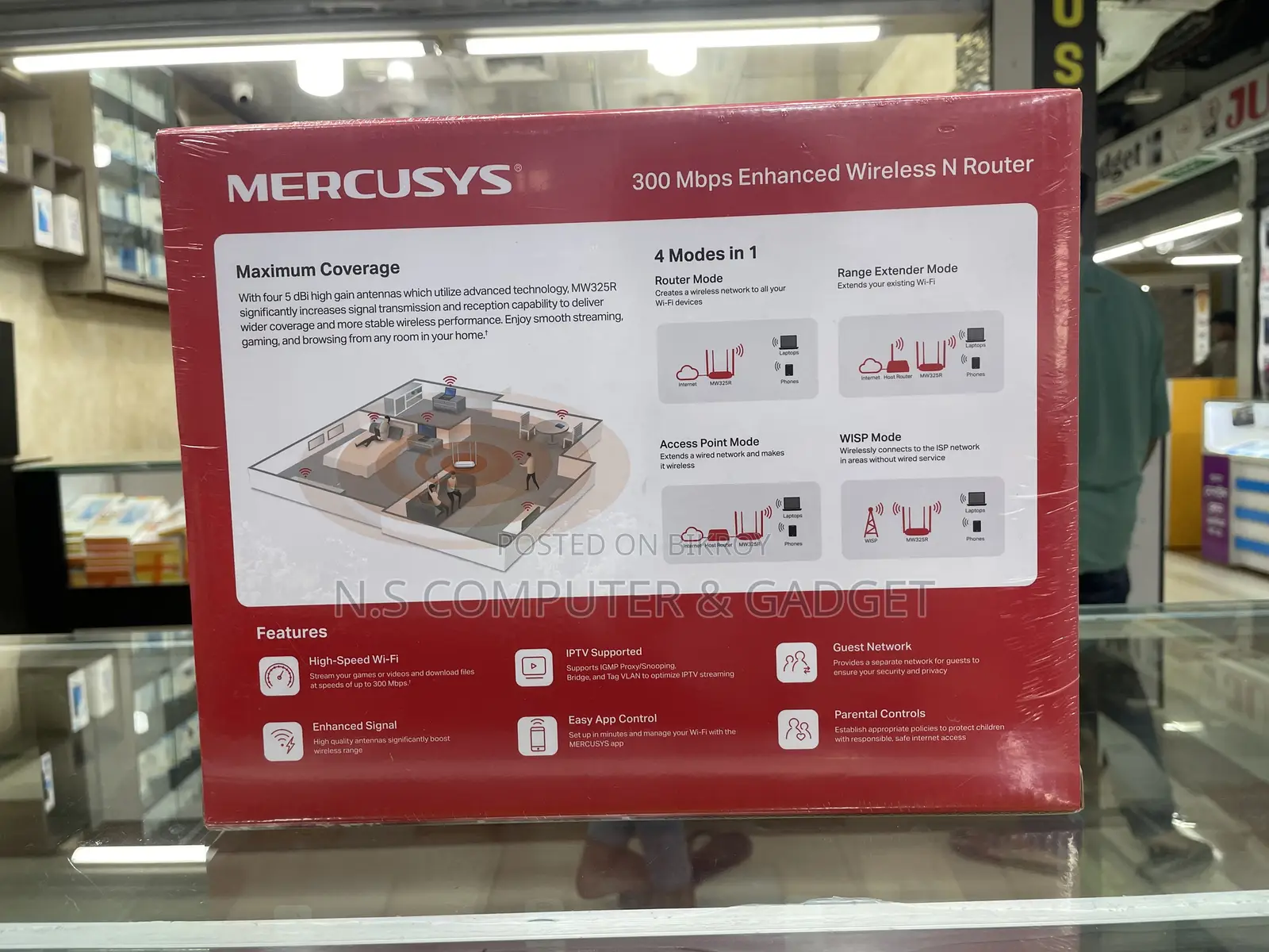 MERCUSYS  300 MBPS Enhanced Wireless N Router  MW325R