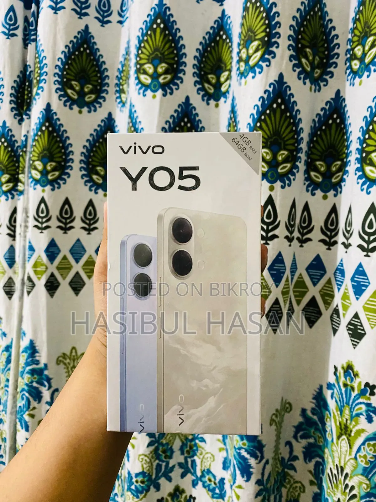 New Vivo Y05 64 GB Black