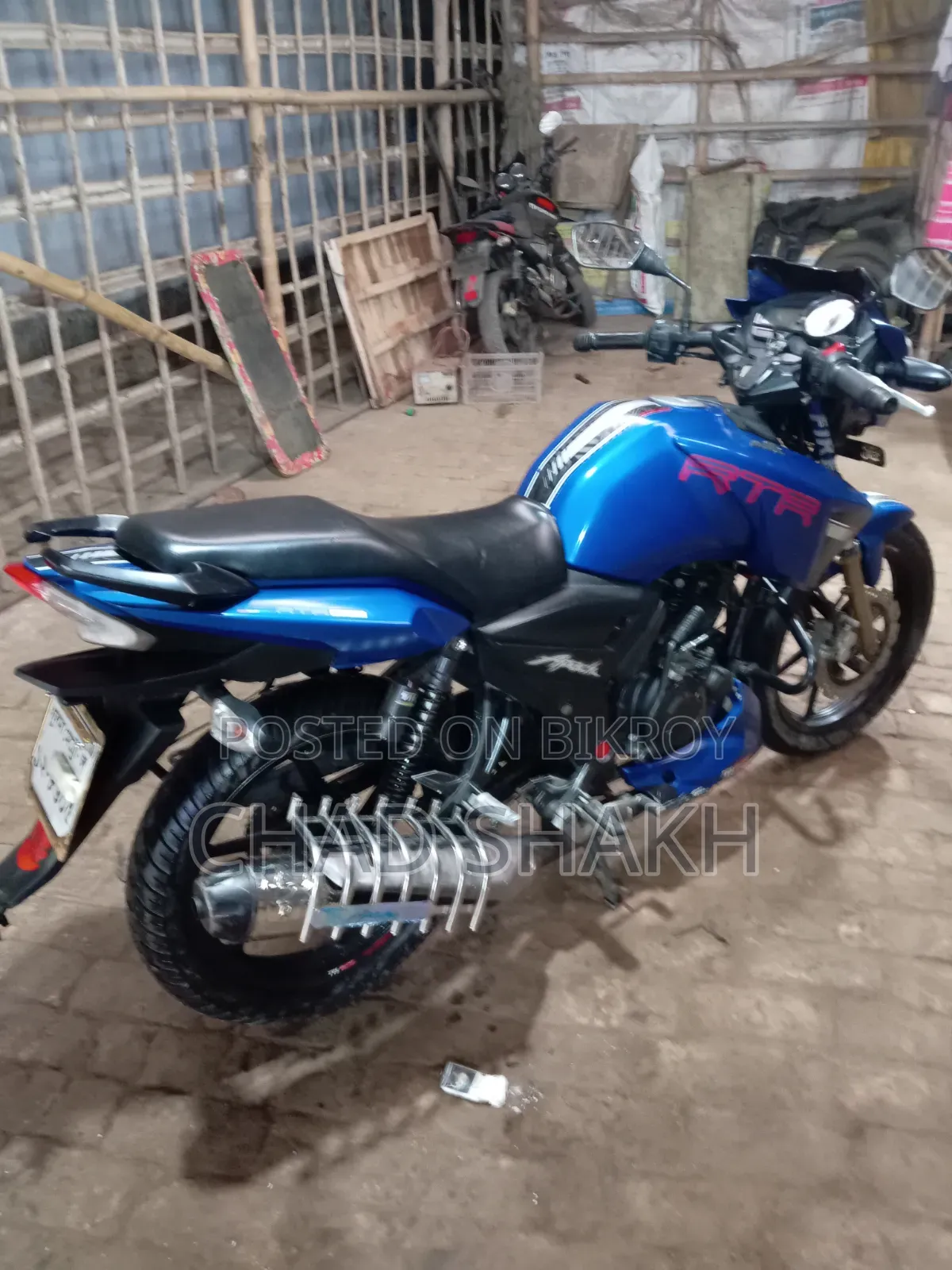 TVS Apache RTR 160 2V 2018 Blue