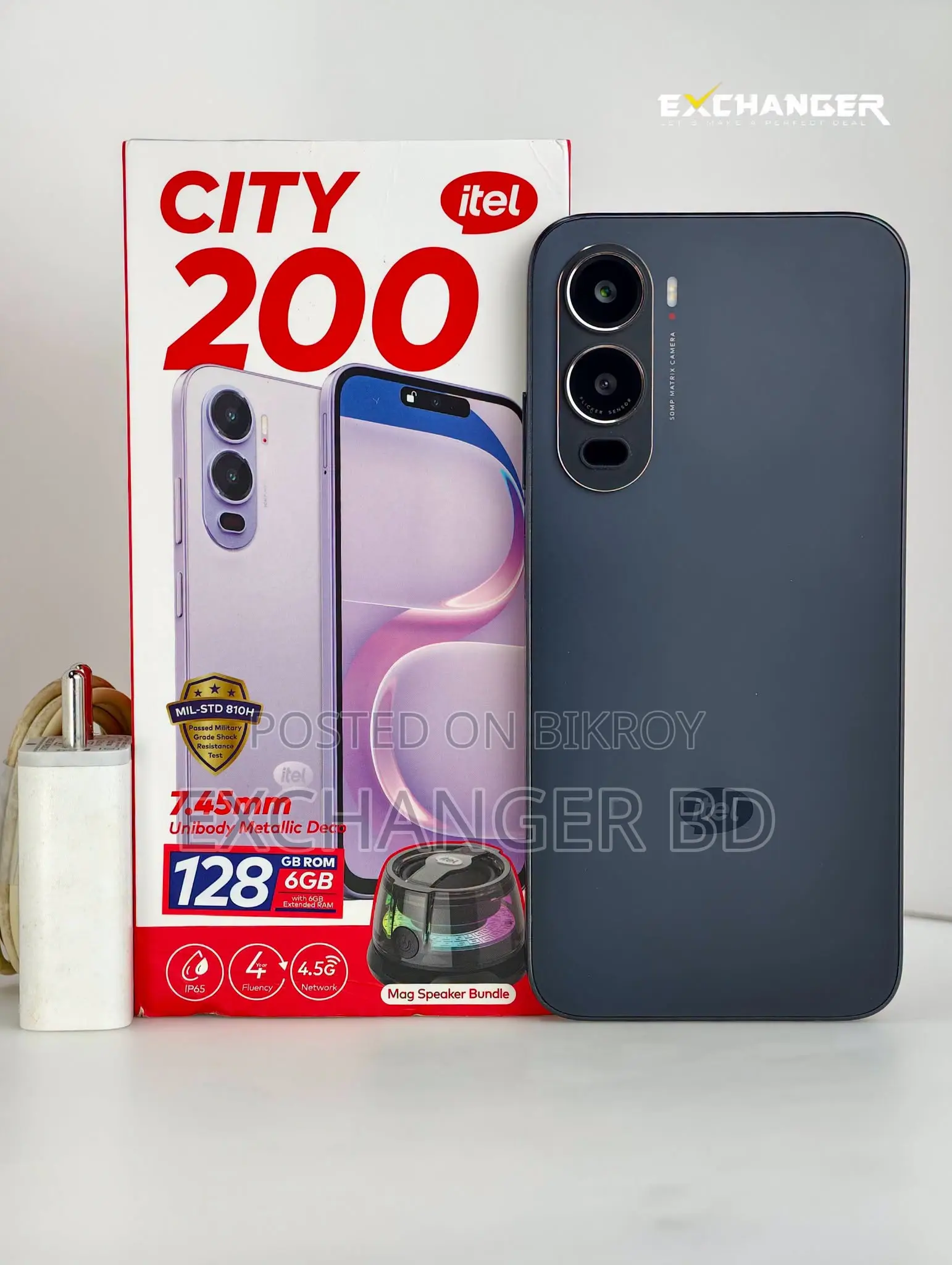 Itel City 200 128 GB Black