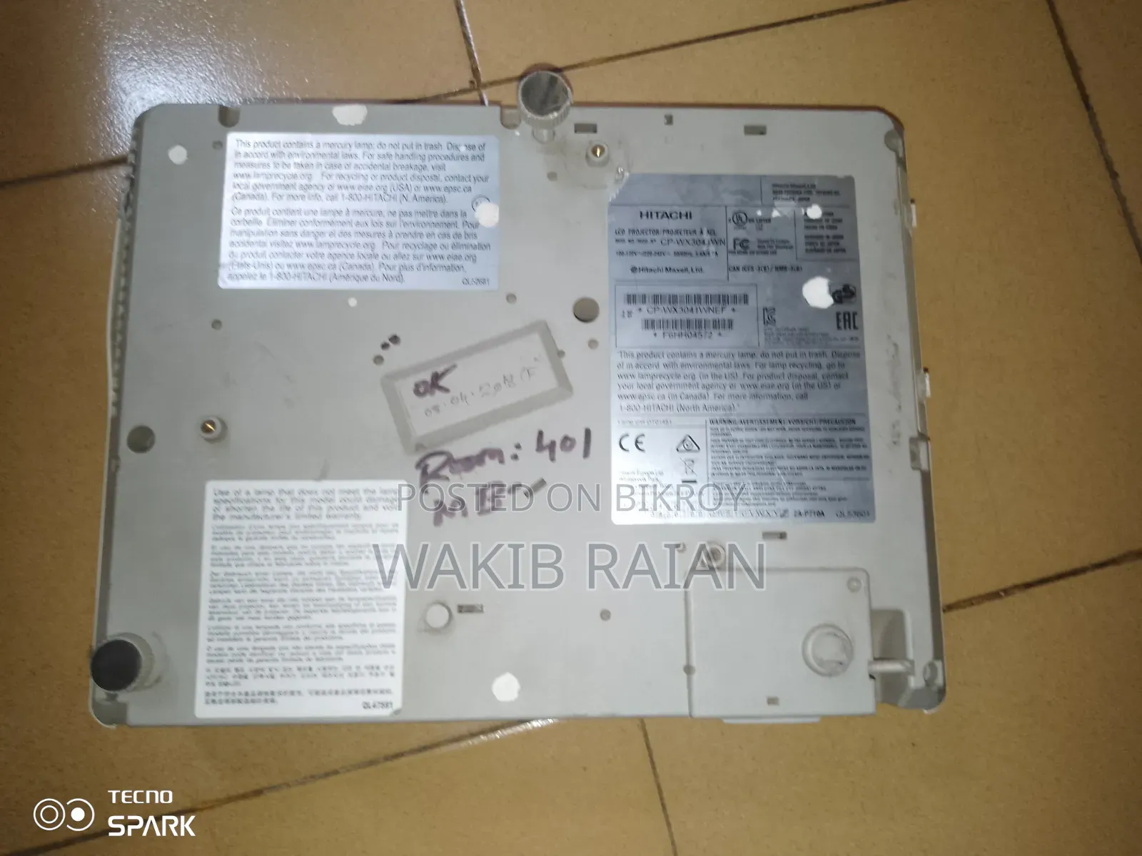 HITACHI Model Cp-Wx3041wn