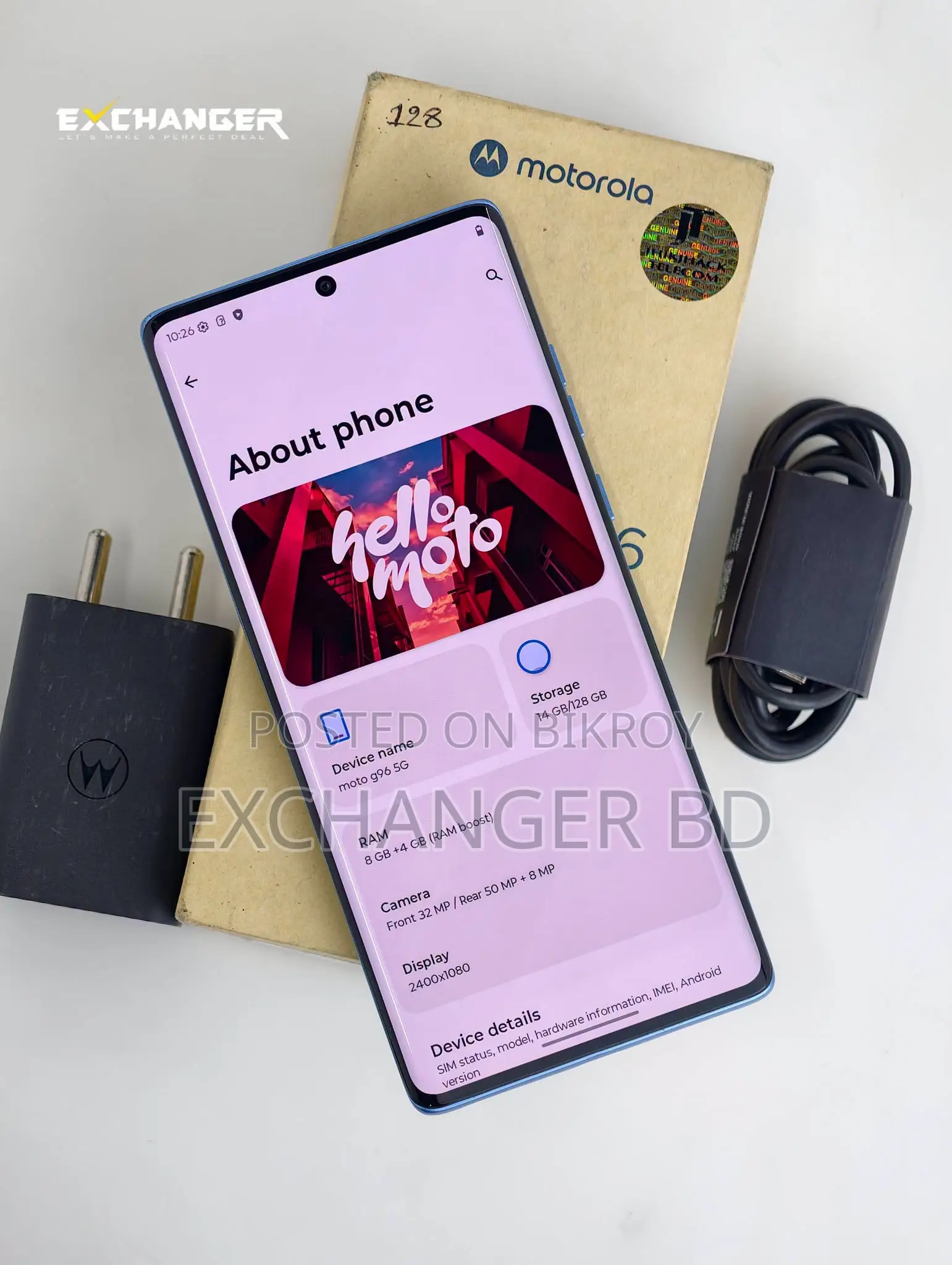 Motorola G96 5G 128 GB Blue