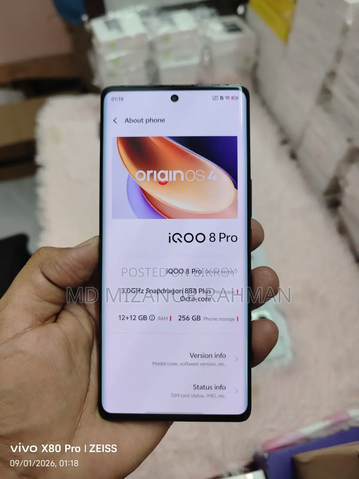 iQOO 256 GB Black