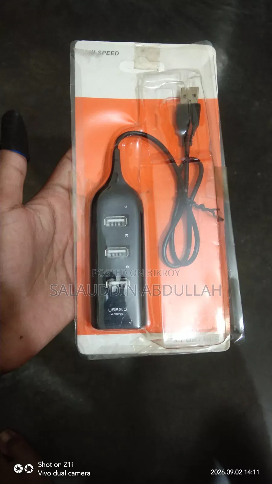 USB Hub 2.0 High Speed 4 Ports