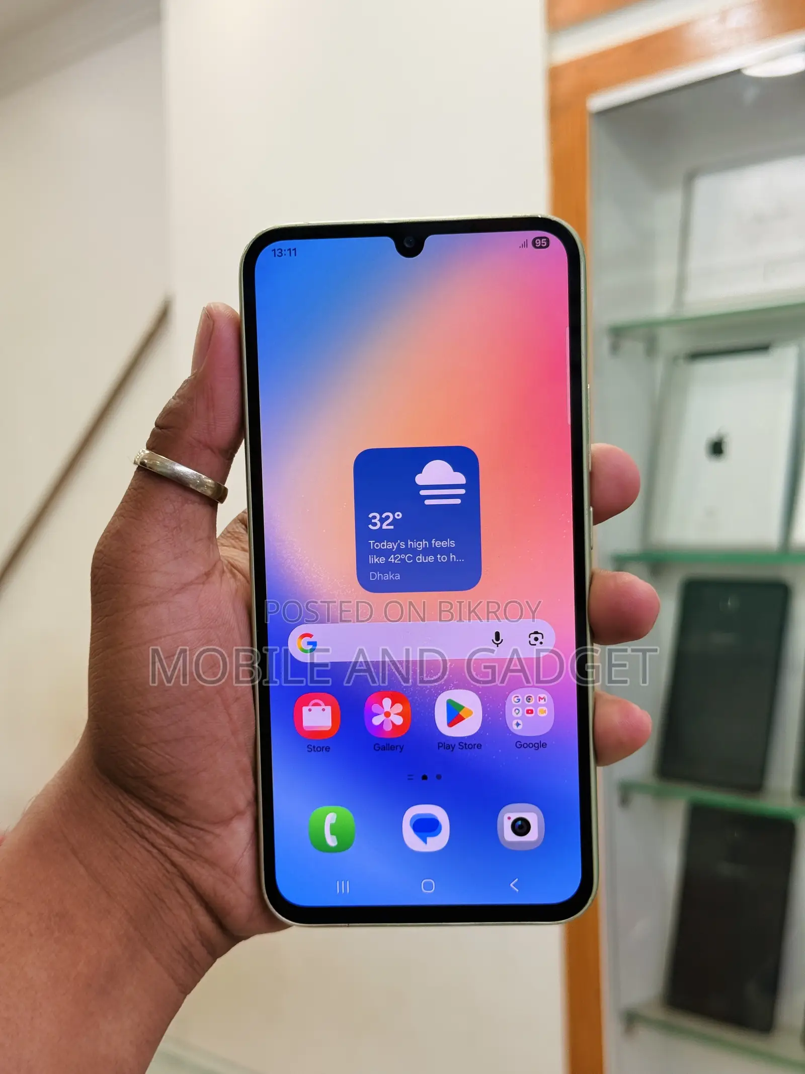 স্যামসাং গ্যালাক্সি এ৩৪ ১২৮ জিবি গ্রে