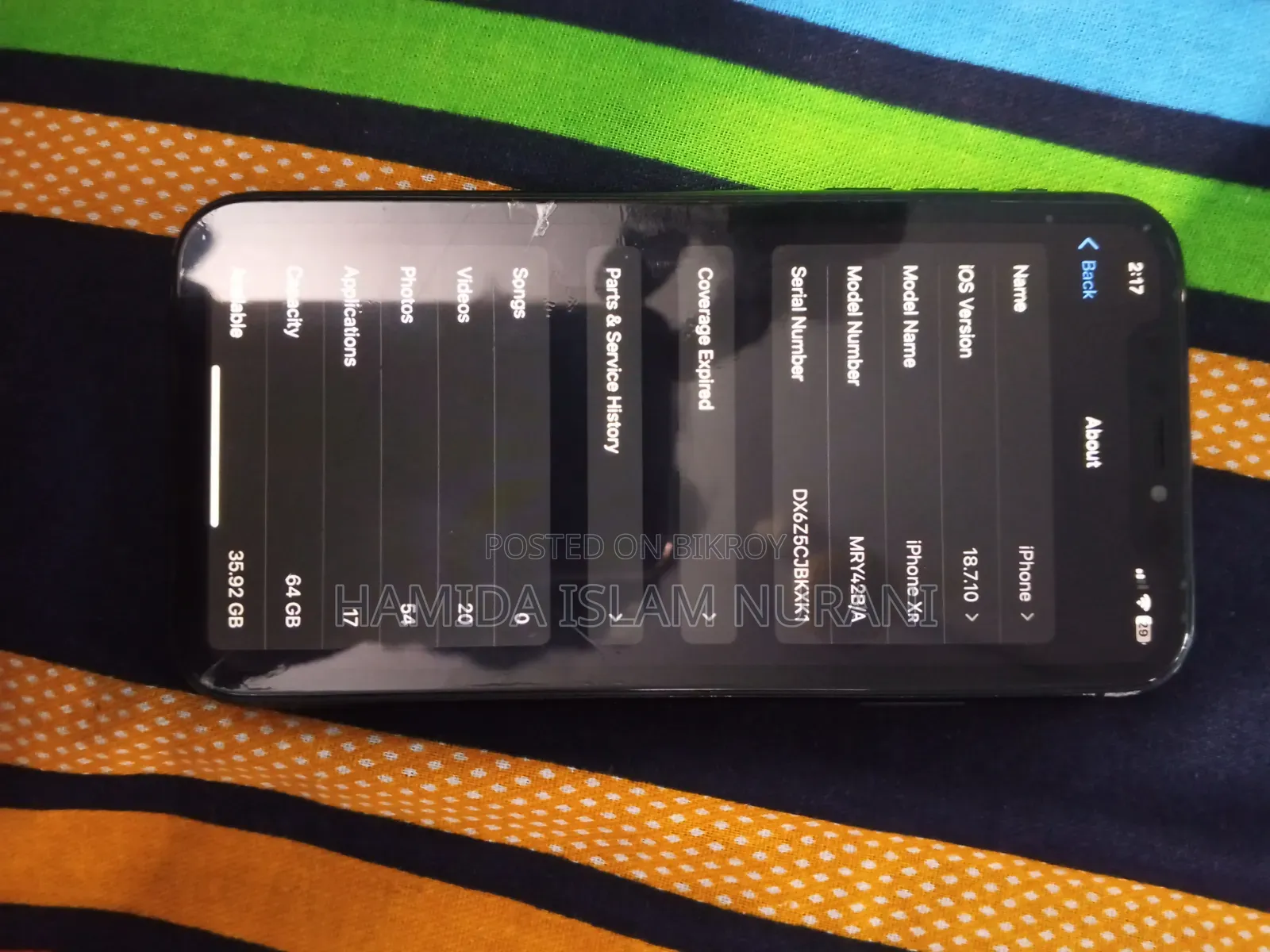 Apple iPhone XR 64 GB Black