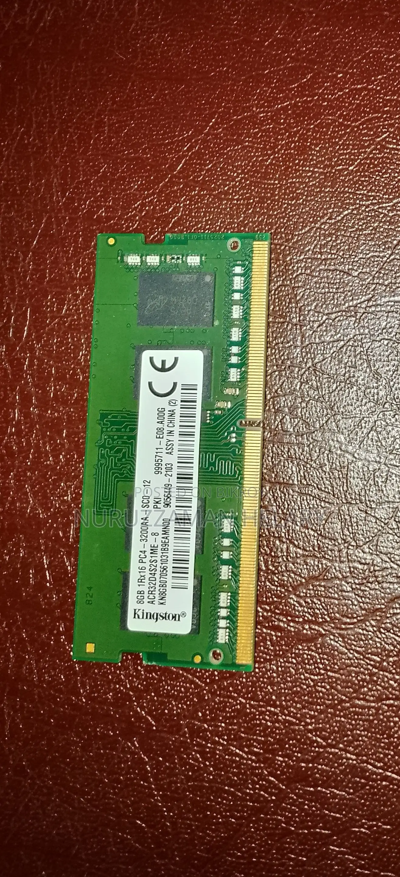 RAM 8GB 3200 MHZ So-Dimm RAM