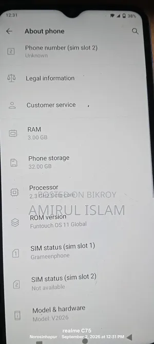 Vivo Y11 32 GB Silver