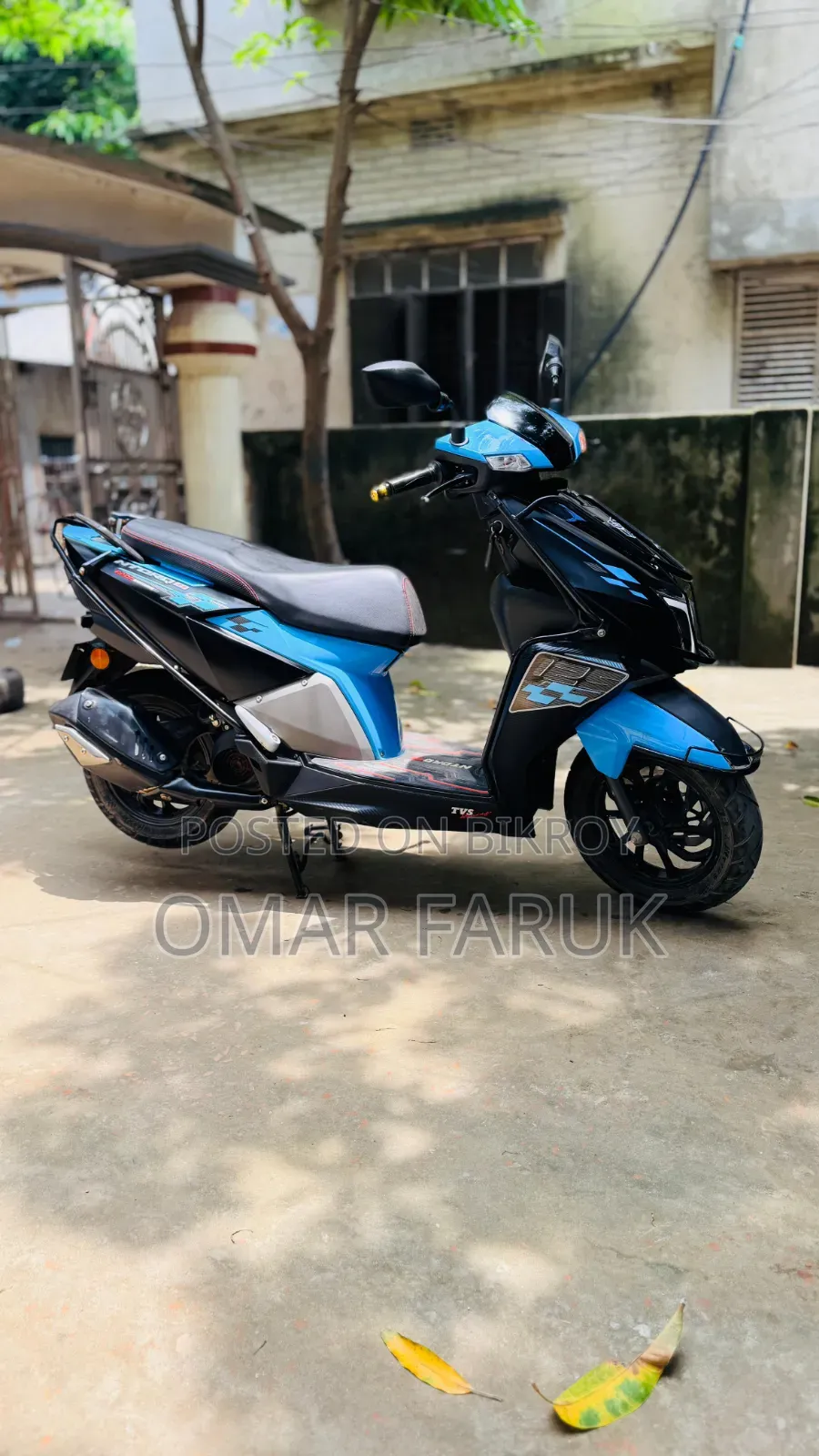 New TVS Ntorq 125 2026 Blue