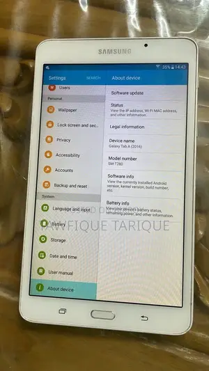 Samsung Galaxy Tab A 10.1 (2016) 16 GB White