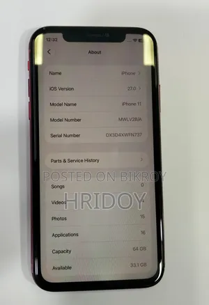 New Apple iPhone 11 64 GB Red