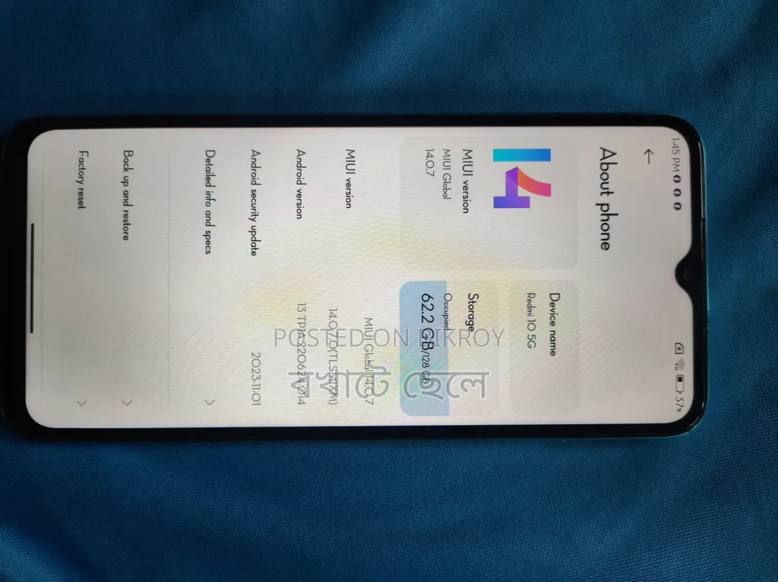 Xiaomi Redmi 10 128 GB Blue