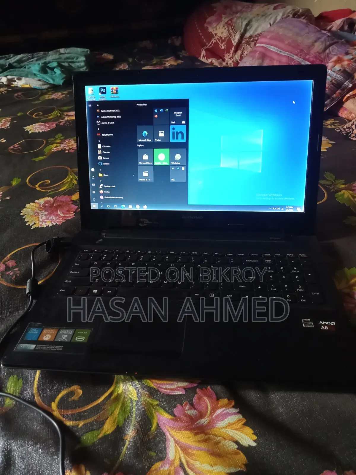 Laptop Lenovo A8 4GB AMD A8 HDD 512GB