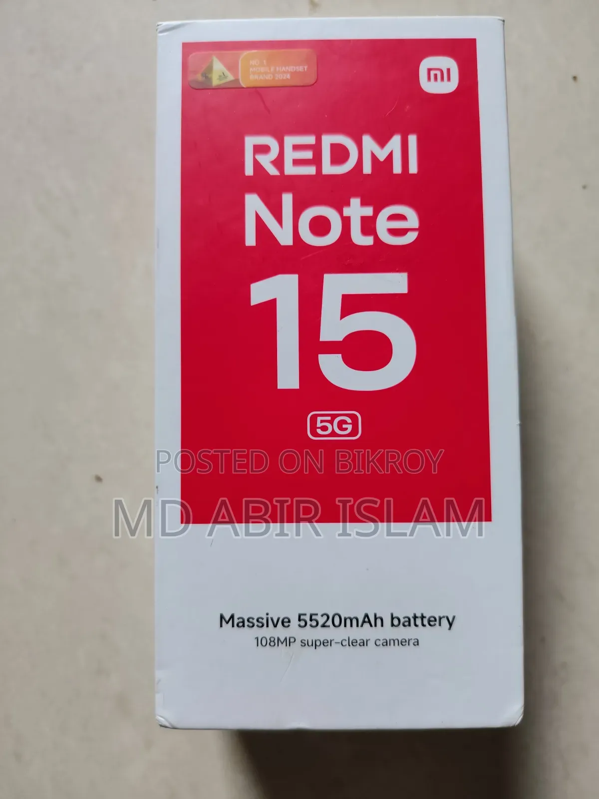 Xiaomi Redmi Note 15 256 GB Pink