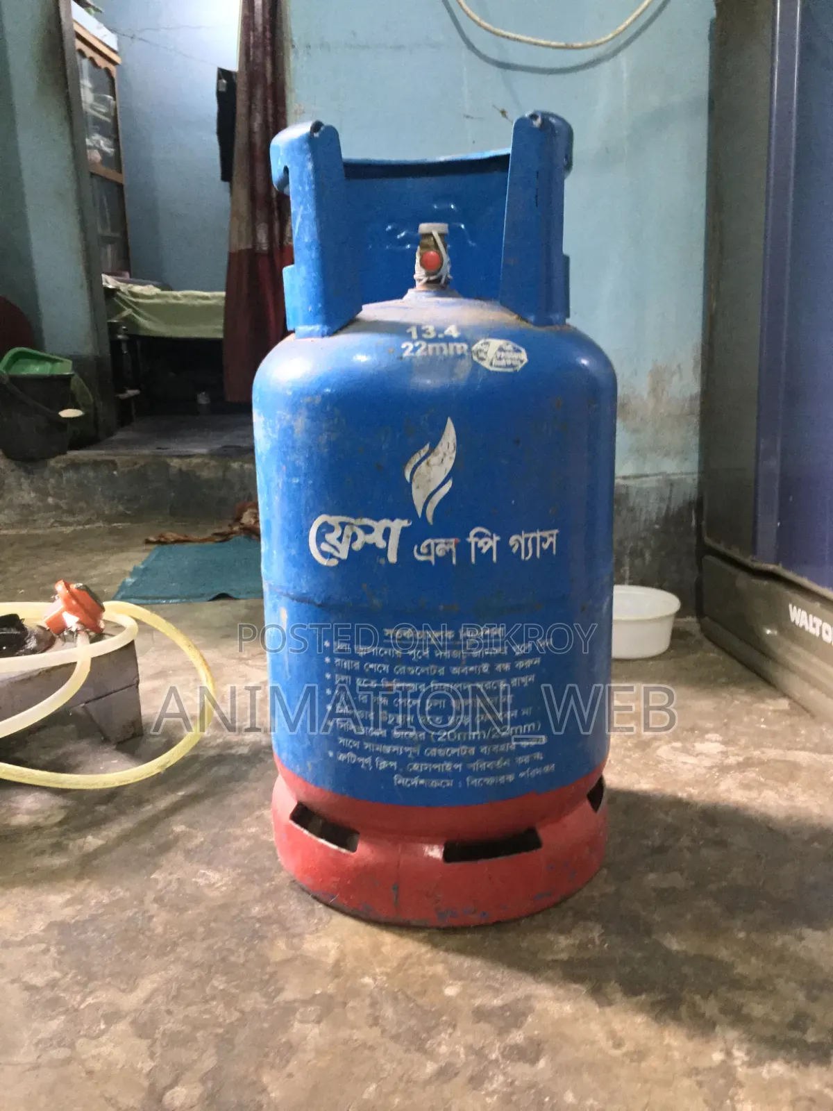 Gas Cylinder and Single Burner