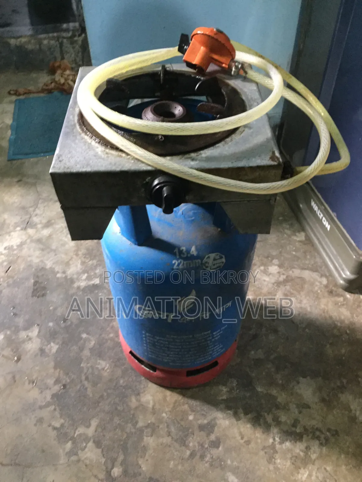 Gas Cylinder and Single Burner