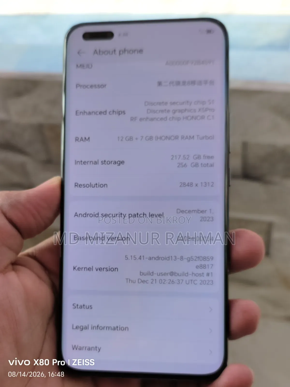 Honor Magic5 Pro 256 GB Black